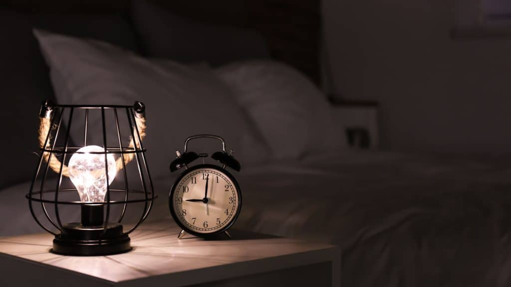 teressa todd bedtime clock in bedroom